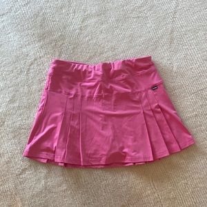 pink tennis skirt